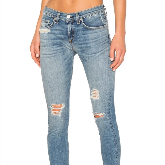 Rag & bone Skinny Jean in Commodore - Picture 2 of 2